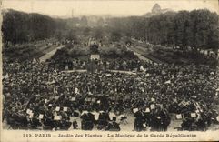 CPA Militaria Paris Jardin des Plantes La musique de la Garde Republicaine 