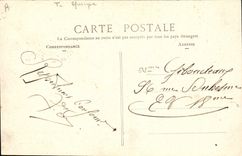 La POSTAL Militaria Musique de la VENDIMIA del jefe republicano de Gabriel del protector evita