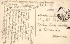 VINTAGE POSTCARD Bateau Operates naval Attaque of an armor by a submarine