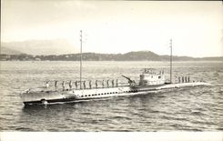 CPA Bateau Sous marin 