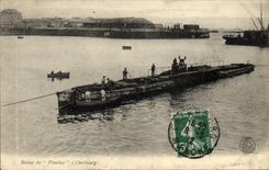 CPA Bateau Retour du Pluviose a Cherbourg