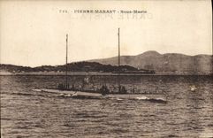 CPA Bateau Pierre Marast Sous marin 