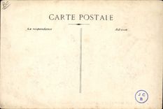 VINTAGE POSTCARD Boat Submarine Stork