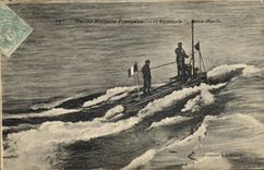 CPA Bateau Gymnote Sous marin