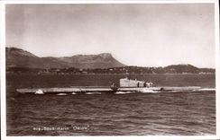 VINTAGE POSTCARD Boat Orion Submarine