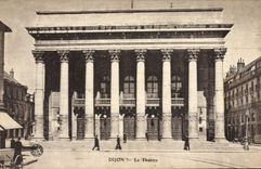 VINTAGE POSTCARD Dijon Theater