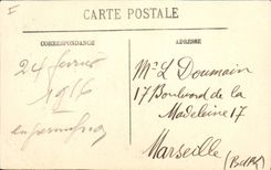 VINTAGE POSTCARD Theater architect Loison Epernay