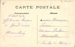 VINTAGE POSTCARD Enghien les Bains the Theater and the botanical garden