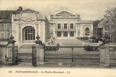 CPA Fontainebleau Le Theatre municipal