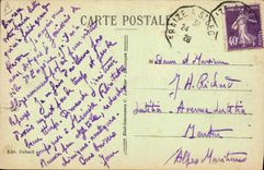 VINTAGE POSTCARD Fraize the popular Theater