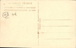 VINTAGE POSTCARD Moustiers Sainte Marie the valley