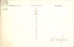 VINTAGE POSTCARD Gorges Of the Verdon Road De Moustier Castellane