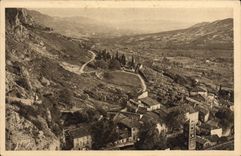 VINTAGE POSTCARD Moustiers Sainte Marie Panorama On the Valley