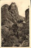 VINTAGE POSTCARD Soft France Moustiers Sainte Marie and the vault of Beauvoir founded by Charlemagne