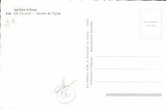 POSTAL MODERNA dimensión D Eze azul Village Assembled De I' Eglise