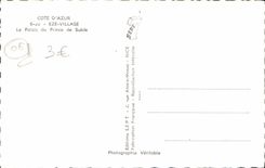 POSTAL MODERNA dimensión de la aldea azul de Eze el paladar de príncipe de Suede