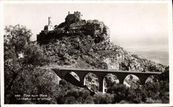CPM Eze Sur Mer Le Viaduc Et Le Village