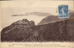 CPA Eze Panorama Et Le Cap Ferrat Vus De La Grande Corniche