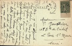 VINTAGE POSTCARD the Dimension Of Azure Surroundings Of Nice throats of the Wolf