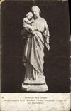 VINTAGE POSTCARD Statue Of Saint Joseph Lisieux Sainte Therese Buissonnets