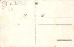 VINTAGE POSTCARD Dimension Of Azure Orange tree