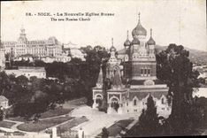 CPA Nice La Nouvelle Eglise Russe Russie Russia