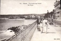 Terraza de la POSTAL de la VENDIMIA Niza del Sun