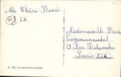 CPA Eze La Route De Nice A Monaco