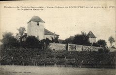 VINTAGE POSTCARD Justice Gangster Smuggler Surroundings of Bridge of Beauvoisin Old castle of Rochefort or was Mandrin capture