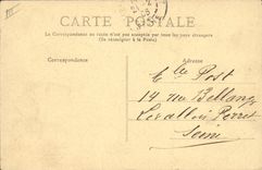 VINTAGE POSTCARD old Nantes Justice the place of the Farmers in 1796 Execution of Cart