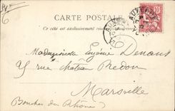 VINTAGE POSTCARD Justice With the Sharp Water keeps It seal