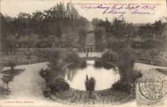 VINTAGE POSTCARD Justice Business Humbert Crawford Seen of the field of Celeyran Main entrance