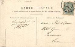 VINTAGE POSTCARD Justice Fantasy Lawyer Judges Child