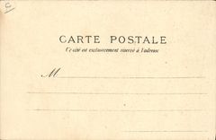 VINTAGE POSTCARD Justice Paris Jules Guerin on his fort