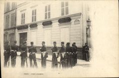 La justicia París Fort Chabrol de la POSTAL de la VENDIMIA organiza