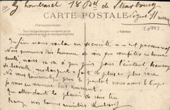 VINTAGE POSTCARD Nogent Justice on the Marne Garnier and Vallet trackings in a house Mattress having been useful