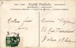 VINTAGE POSTCARD Parisian Silhouettes Mode the autumn Women