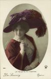 CPA Mode Femme Coiffe Coiffure Chapeau La toilette au theatre De launoy 