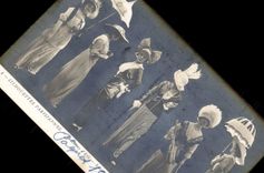 VINTAGE POSTCARD Mode Parisian Silhouettes Paris Summer outfits