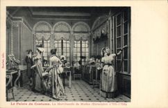 CPA Mode Le palais du costume La marchande de modes Directoire 1795 1799
