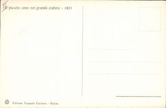 VINTAGE POSTCARD Volcano It piccola Cana nel large crater 1921