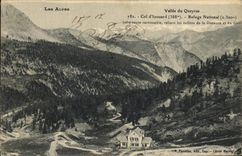 VINTAGE POSTCARD Alpinism Valley of Queyras Collar of Izouard national refuge