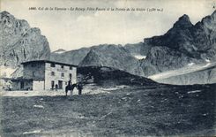 CPA Alpinisme Col de la Vanoise Le refuge Felix Faure et la pointe de la Gliere 