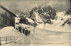 CPA Alpinisme Alpes de Savoie La Vanoise en hiver Le refuge Felix Faure et les deux Glieres 