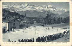 CPA Sports d'hiver Patinage St Gervais les Bains La patinoire et la chaine des Aravis 