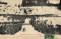 VINTAGE POSTCARD Winter sports the High Vosges under Concours snow of ski has Gerardmer Concours of jumps of obstacles