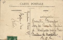 VINTAGE POSTCARD Winter sports the High Vosges under Concours snow of ski has Gerardmer Concours of jumps of obstacles