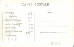 VINTAGE POSTCARD Train Engine Machine B 145