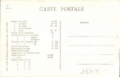 VINTAGE POSTCARD Train Engine Machine C 22