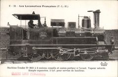 CPA Train Locomotive Machine Tender 3641 
